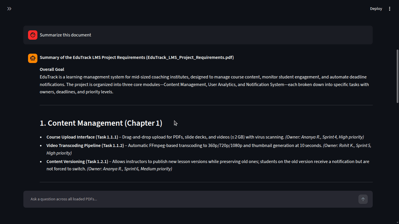 Chat with PDF screenshot 4