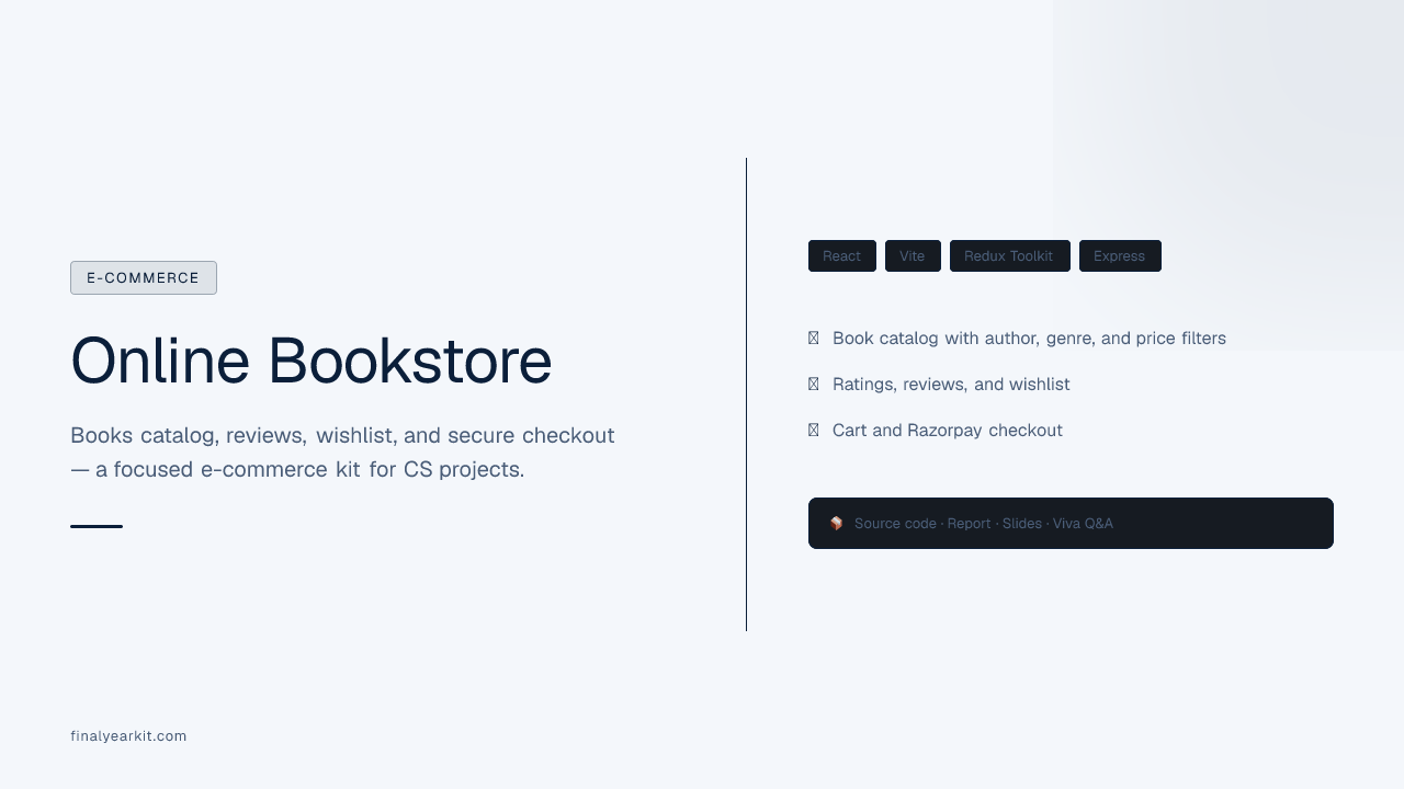 Online Bookstore