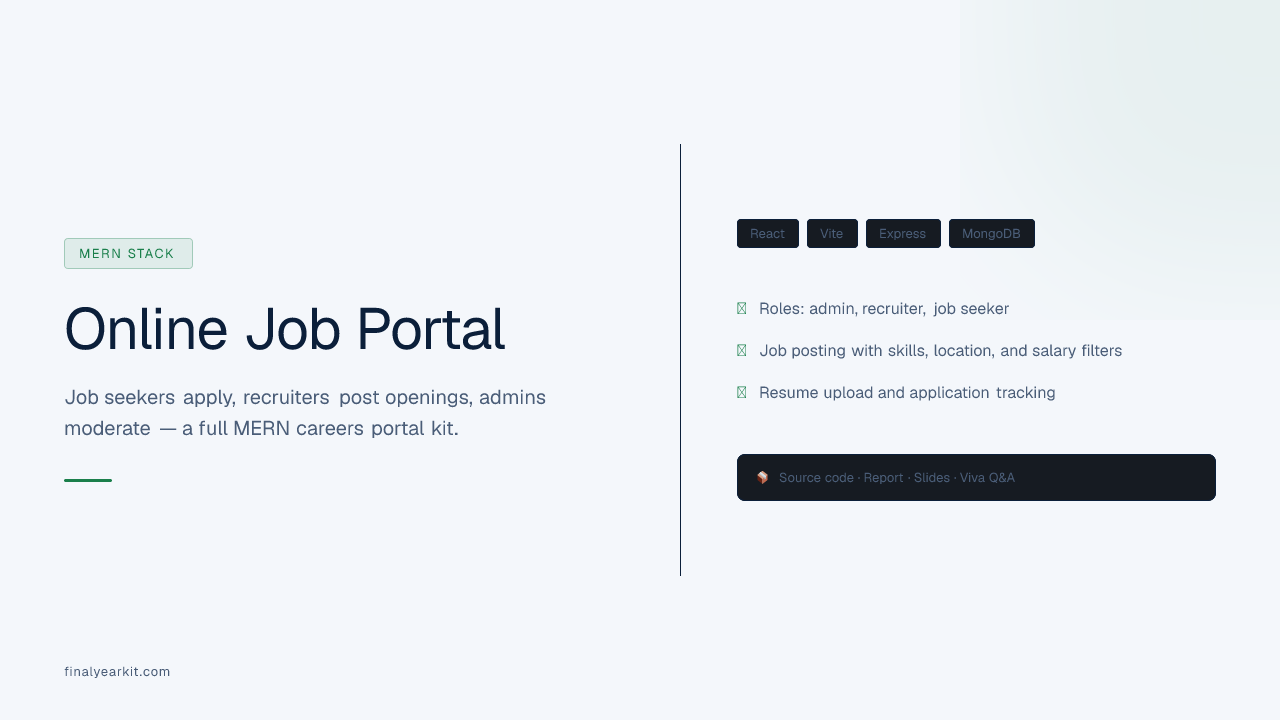 Online Job Portal