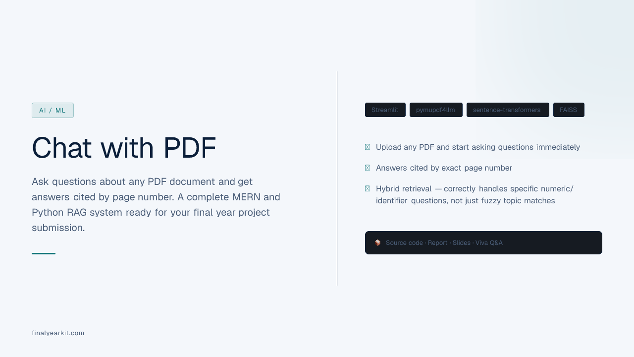 Chat with PDF