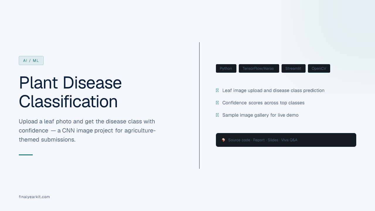 Plant Disease Classification