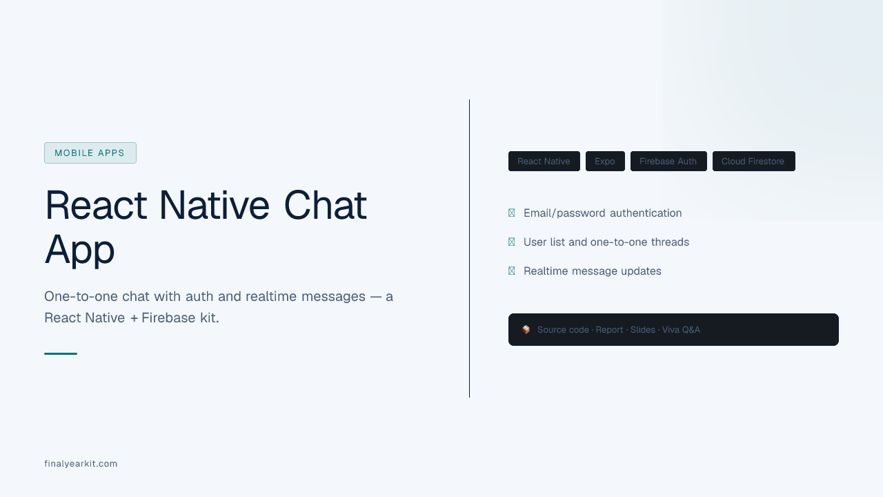 React Native Chat App